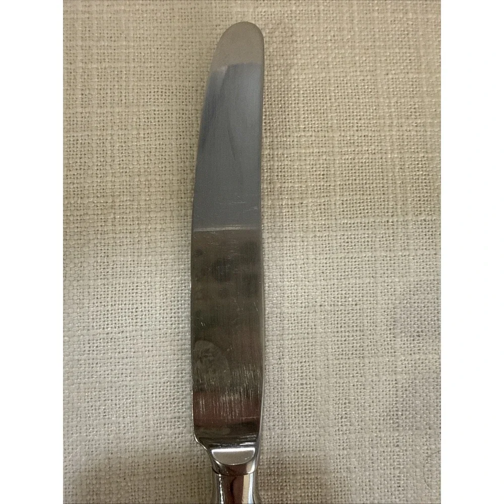 Oneida Golden Juilliard Cube Heirloom Stainless Flatware Gold Accent Tip Knife‎